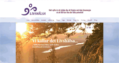 Desktop Screenshot of livshalsa.se